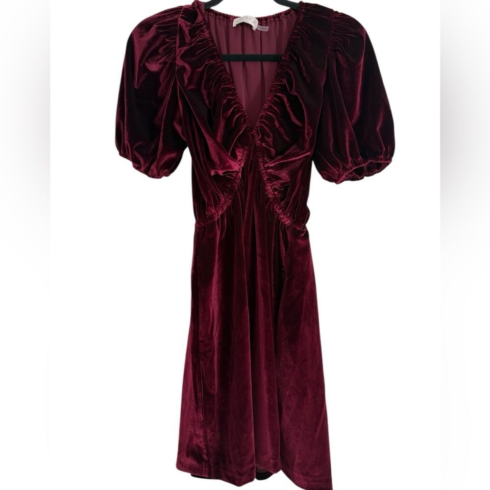 Georgie Velvet Mini Dress XS NWOT
